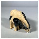 CERAMIC HORSE FIGURE | Ceramic figure of two horses grazing. Dimensions: h. 5 x w. 3.5 x l. 8.25 in