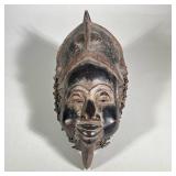 Ethnographic Carved Mask | Possibly African Dimensions: h. 20 x w. 10 x d. 6 in