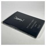 YVES SAINT LAURENT / ALFRED KNOPF / 1988 | Coffee table book with a black slip cover Dimensions: h. 