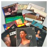 (16pc) Miscellaneous Jazz Vinyl Collection | Including: Judy Garland-Self-Titled Lena Horne-Stormy W