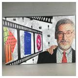 POP ART PRINT | Fashion & film Giclee on canvas Dimensions: h. 24 x w. 36 in