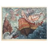 Francoise Deberdt (French, b. 1934), Color Lithograph | Pencil signed lower right and numbered lower