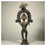 THAI STYLE METAL FIGURE | Dimensions: h. 24 in