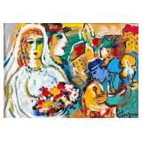 ZAMY STEYNOVITZ (b. 1951), OIL ON CANVAS | Wedding Song Oil on canvas Rectangular composition depict