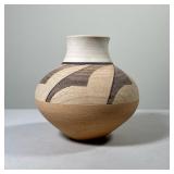 ACOMA PUEBLO (20TH-21ST CENTURY) POTTERY | Earthenware vessel in Acoma Pueblo style. Incised signatu