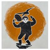 AVILIAYUK (CANADIAN, 20TH CENTURY) PRINT — HUNTER & RAVEN | 11.25 x 10.25 in. Sight Color print on p