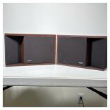 PAIR BOSE 201 SERIES II Bookshelf Speakers | Dimensions: h. 9 x w. 14.5 x d. 8 in (each speaker)
