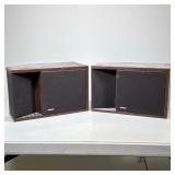 PAIR BOSE 201 SERIES II Bookshelf Speakers | Dimensions: h. 9 x w. 14.5 x d. 8 in