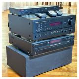 DENON SOUND SYSTEM WITH BOSE BOOKSHELF SUBWOOFER | Sound system includes an BOSE subwoofer, DENON st