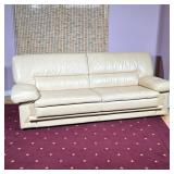 MAXIM LEATHER SOFA | Dimensions: h. 34 x w. 88 x d. 36 in