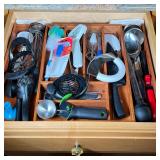 Baking/Cooking Utensils | Including but not limited to: Ice cream scooper, knives, whisk, ladles, ja