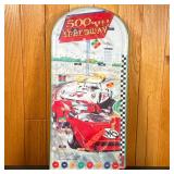 WOLVERINE TOY 500 MILE SPEEDWAY PLASTIC PORTABLE PINBALL GAME | Portable handheld pinball game with 