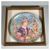 Edna Hibel Commemorative Plate “Flower Girl Of Provence”