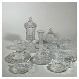 (13pc) Collection of Vintage Fostoria Coin Glass