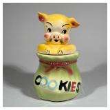 (1pc) Vintage Pig Cookie Jar