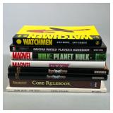 (8pc) Graphic Novels, Infinity Rulebooks And Gamma World Handbook