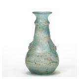 BLUE ROMAN GLASS VASE