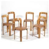 (6pc) BRUNO REY FOR KUSCH CO. DINING CHAIRS