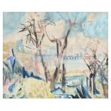 BRUNO KRAUSKOPF (GERMAN, 1892-1960) MANHATTAN BRIDGE