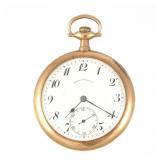 BIGELOW KENNARD & CO. VERITHIN 14K GOLD POCKETWATCH