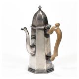 ANTIQUE ENGLISH STERLING SILVER CHOCOLATE POT