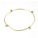 18K GOLD & DIAMOND WIREWORK BRACELET