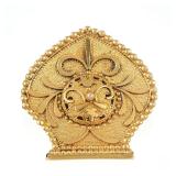 ANTIQUE SHIELD FORM 14K GOLD BROOCH