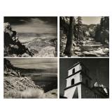 (4pc) "TOPLITT" SILVER GELATIN PHOTOGRAPHY OF CALIFORNIA, C. 1940