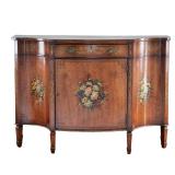 ADAMS PAINT-DECORATED CONSOLE CABINET