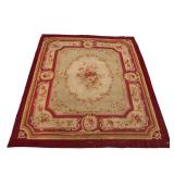 ANTIQUE FRENCH AUBUSSON CARPET, LATE 19TH/EARLY 20TH CENTURY