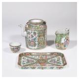 CHINESE FAMILLE ROSE TEA SERVICE