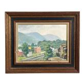 H. MULLER (AMERICAN, 20TH C) OIL PAINTING, COLD SPRING, NY