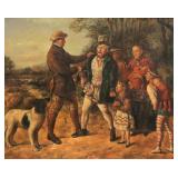 EUROPEAN SCHOOL (19TH/20TH CENTURY) PAINTING ON TIN