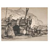 SAMUEL V. CHAMBERLAIN (AMERICAN, 1895-1975) ETCHING