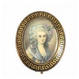 10K GOLD MINI PORTRAIT PIN