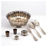 (8pc) MISC. SILVER GROUP