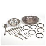 STERLING TRAYS AND SILVER SPOONS GROUP