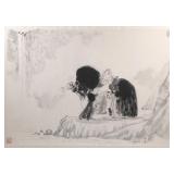 CONTEMPORARY CHINESE CALLIGRAPHY PAINTING