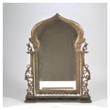 FANCY MOORISH ORIENTAL BRONZE DRESSING MIRROR