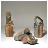 (3pc) AFRICAN STONE CARVINGS