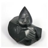 BLACK STONE ETHNOGRAPHIC CARVING