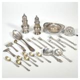 LARGE GROUP SILVER HOLLOWARE & SERVING ITEMS