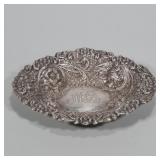 CHARLES STUART HARRIS STERLING SILVER REPOUSSE BOWL