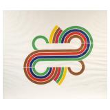 ASTRID FITZGERALD (SWISS, B. 1938) ABSTRACT SERIGRAPH