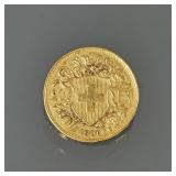 1900 SWISS 20 FRANC GOLD COIN PIN