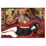 PIERRE-YVES LEDUC, MIXED-MEDIA COLLAGE PAINTING