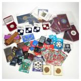 LARGE COLLECTION ISRAELI COINS & MEDALS