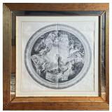 (2 of 2) COUPOLE DU SALON DE LA GUERRE ENGRAVING