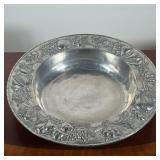 VALDI SILVER-TONE FRUIT BORDER BOWL