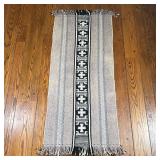 VINTAGE AZTEC-STYLE FLATWEAVE RUNNER RUG